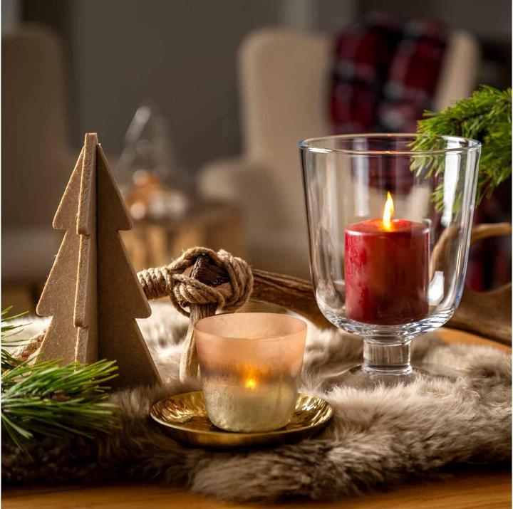 Produktbild Leonardo Weihnachtswindlicht Capanna Transparent, Glas, 23 cm (1 x, 17 x 23 cm)