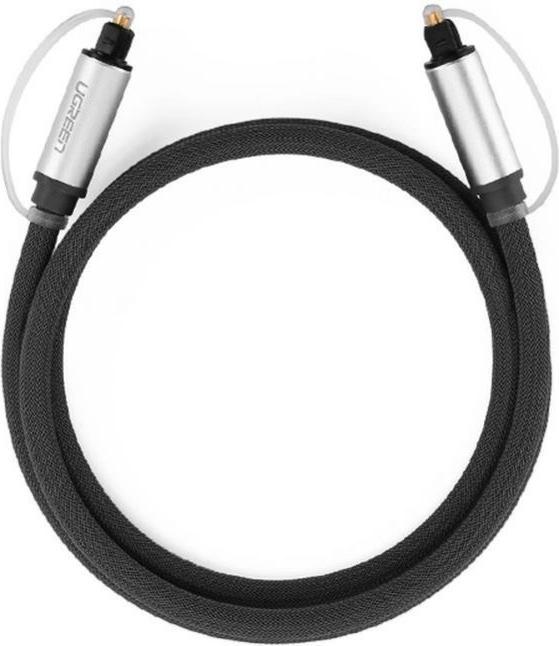 Produktbild Ugreen AV108 Toslink Audio optical cable, braided aluminium, 1.5m (grey) (1.50 m, TOSLINK)
