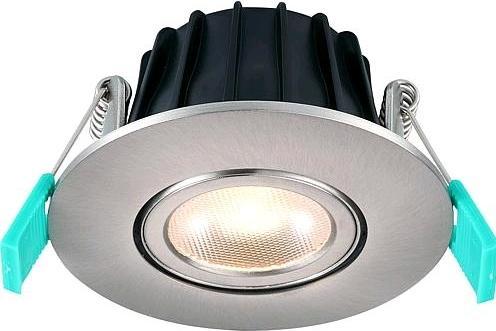 Sylvania LED recessed spotlight IP65 5.4W DIMCCT, chrome, 230V, abstr. 38, dimmable, black (550 lm)