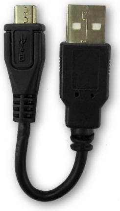 Qoltec Adaptateur USB A męski | micro USB B męski | 0.1m (0.10 m, USB 2.0)