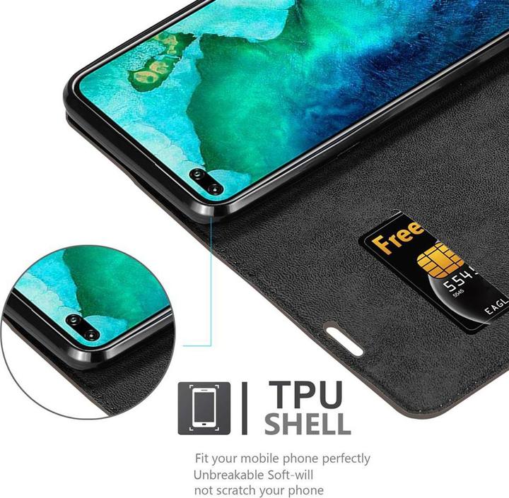 Actual product image Cadorabo Book Invisible Magnet Cover (Honor View 30 Pro)