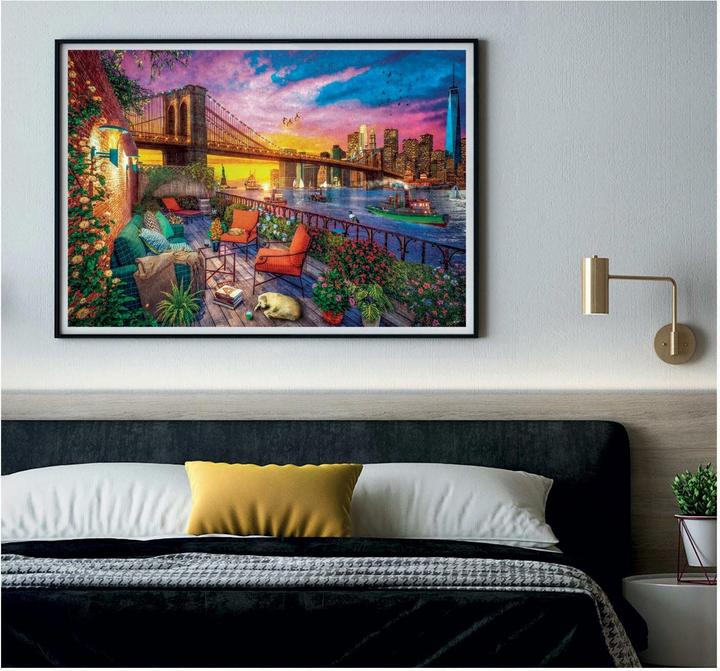 Actual product image Clementoni Manhattan Balcony Sunset Puzzle, 3000pcs. (3000 pieces)