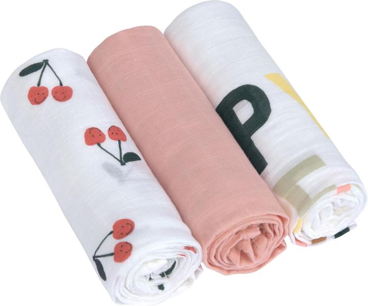 Produktbild Lässig Mullwindeln & Mulltücher Mulltuch 3er Pack Heavenly Soft Swaddle L (80 cm, 80 cm)