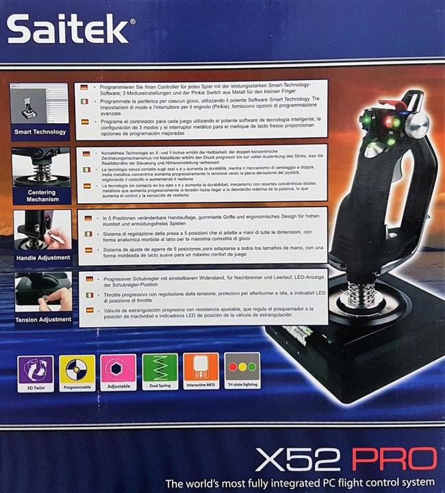 Productafbeelding Logitech G Saitek X52 Pro (PC)