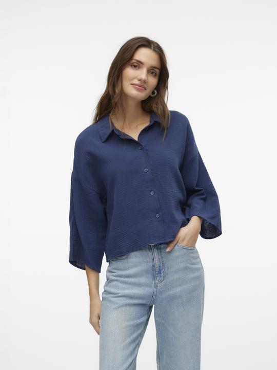 Actual product image Vero Moda VMNATALI CROP SHIRT WVN NOOS Blouse (M)