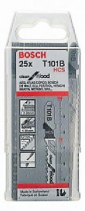 Actual product image Bosch Professional Zubehör Jigsaw blade T 101 B Clean for Wood, pack of 25
