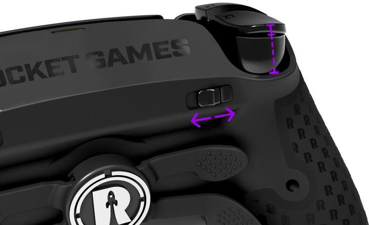 Actual product image Rocket Games Controller Rocket Force X Red Dragon (PS5)