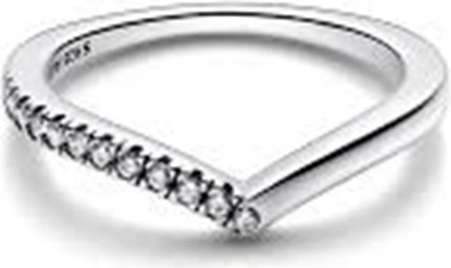 Actual product image Pandora Ring Half Sparkling (54, 925 Silver)