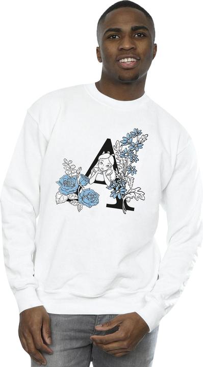 Actual product image Disney Mens Alice In Wonderland Letter A Sweatshirt (M)
