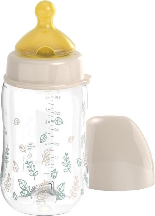 Produktbild NIP Babyflaschen PP-Flasche Cherry Green 260 ml + Latex-Trinksauger (260 ml)