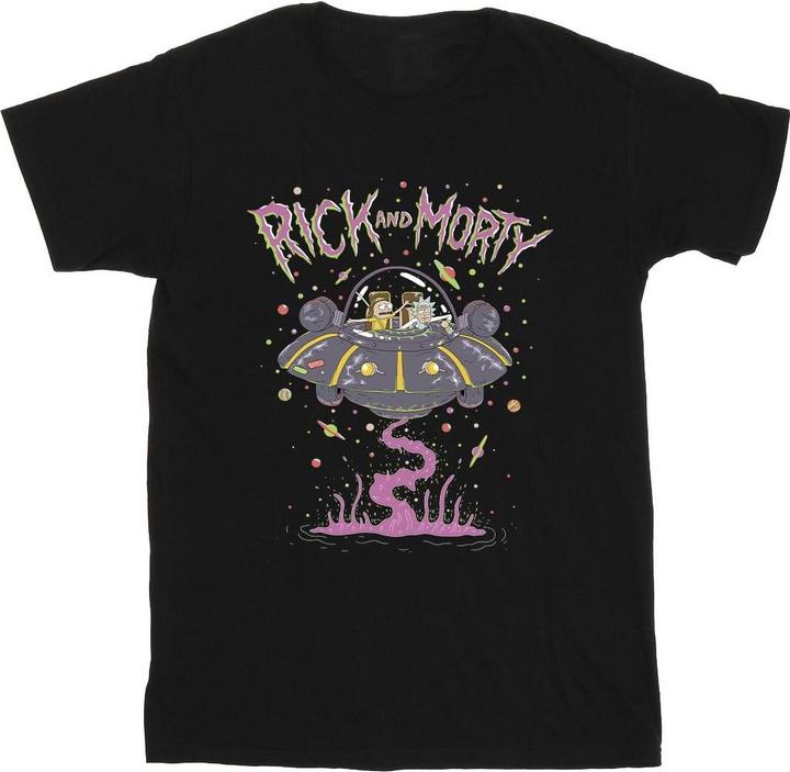Produktbild Rick And Morty Pink Spaceship TShirt (3XL)