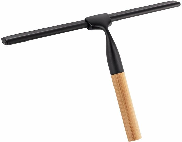 Produktbild Wenko Duschabzieher Bambusa Schwarz/Natur