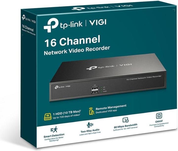 Produktbild TP-Link VIGI NVR1016H (Netzwerk Videorecorder (NVR))