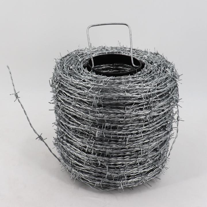 Actual product image Aquagart 200m Stacheldraht verzinkt 1,6/1,7mm für Wildzaun Forstzaun Knotengeflecht