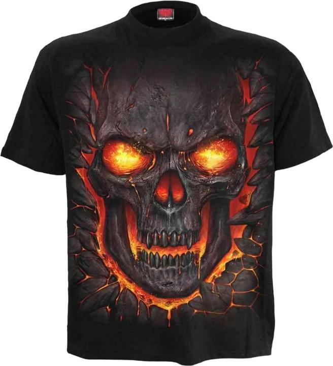 Immagine prodotto Spiral Maglietta Teschio di Lava Adulto Unisex (XL)