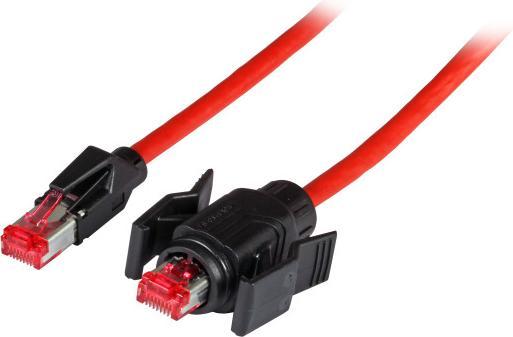 Actual product image EFB Elektronik Manufacturer: RJ45 patch cable S/FTP, Cat.6A, IP67/TM21 / TM21, PUR, for 53730.1V2 (S/FTP, CAT6a, 3 m)