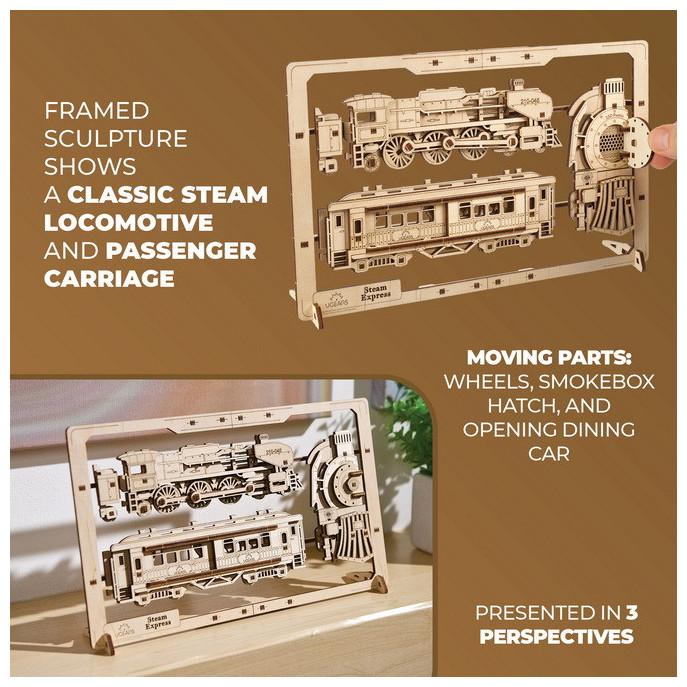 Immagine prodotto Ugears 70207 Puzzle Steam Express 2.5D