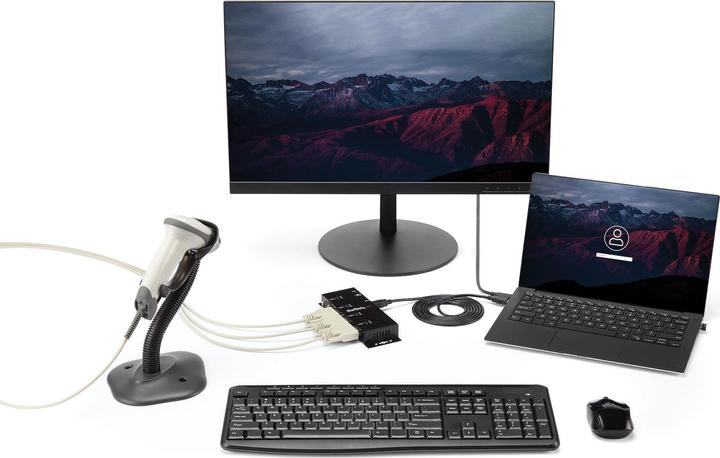 Produktbild StarTech 4 Port USB Serial Adapter (USB-B, 4 Ports)