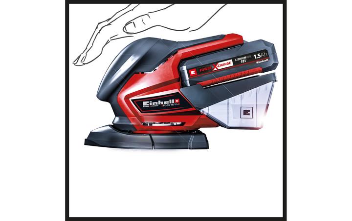Actual product image Einhell TE-OS 18/150 Li Solo (Multi sanders)