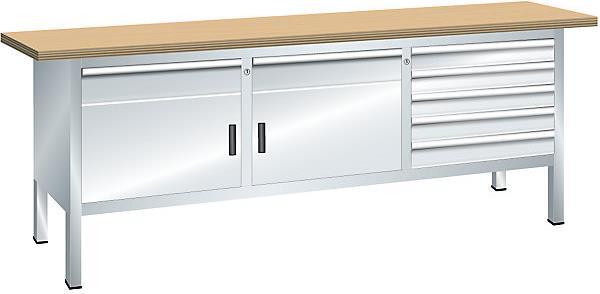 Lista Kompaktwerkbank, Tiefe 700 mm (200 cm, 70 cm)