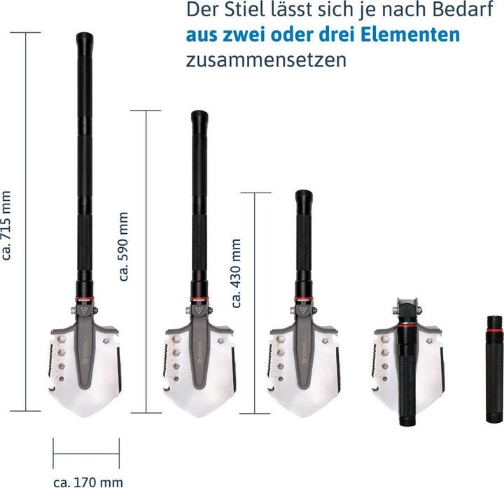 Produktbild Dönges Multifunktionaler Klappspaten