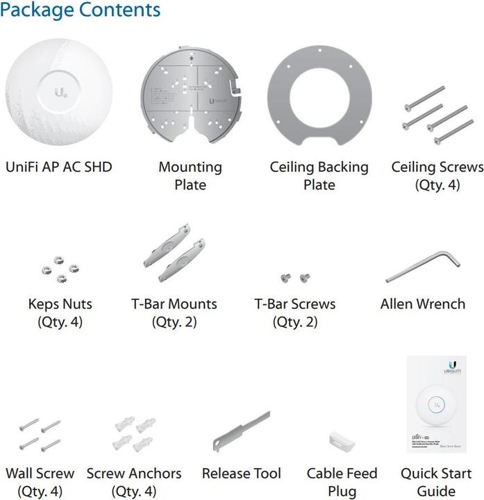 Immagine prodotto Ubiquiti Uap-Ac-Shd (1733 Mbit/s)