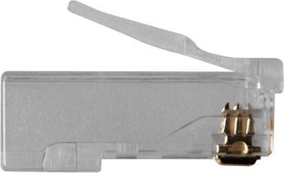Image du produit Connecteur modulaire RJ45 (8P/8C) CAT6 pour câble rond à conducteurs rigides ou souples. Convient