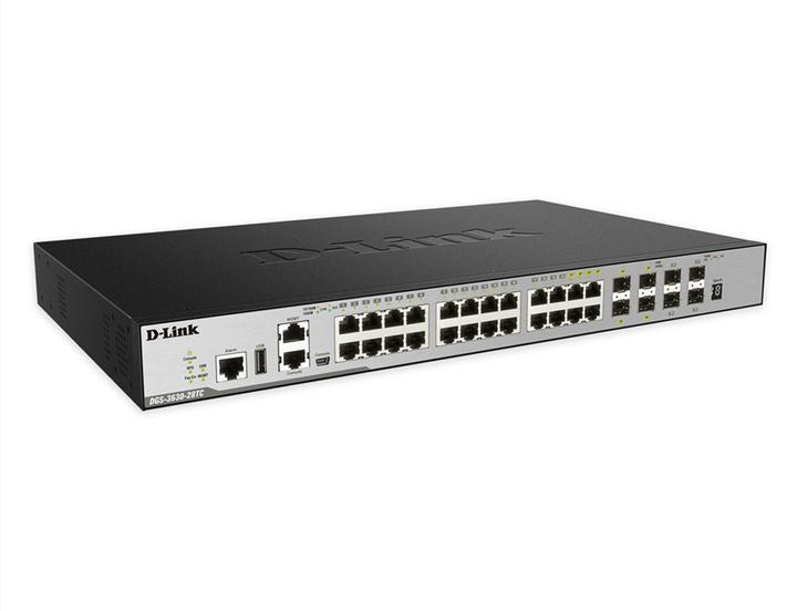 Actual product image D-Link 28-PORT LAYER 3 GB STACK SWITC (20 Ports)