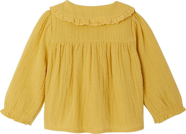 Produktbild Vertbaudet Baby Bluse mit Bubikragen, Baumwollmusselin (80)