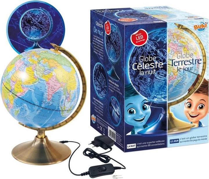 Actual product image Buki Globe Jour Et Nuit (Fr)