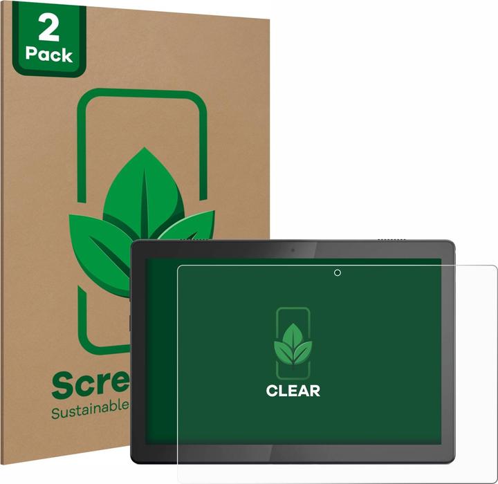 Produktbild ScreenLeaf Schutzfolie nachhaltiger Displayschutz Displayschutzfolie Folie Klar Transparent (2 Stück, Tab M10 TB-X505F)