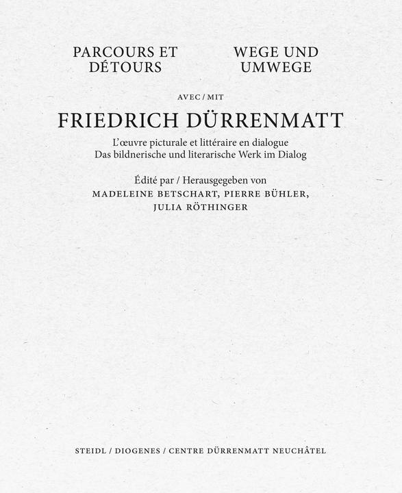 Actual product image Ways and Detours with Friedrich Dürrenmatt Volumes 1,2 and 3 in slipcase (German, Friedrich Duerrenmatt, Madeleine Betschart, Pierre Bühler, Julia Röthinger, 2022)