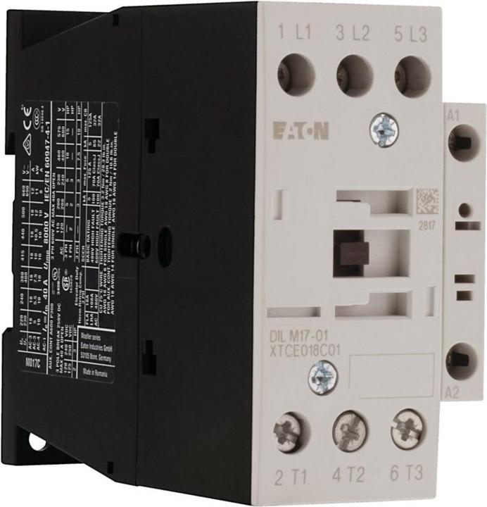 Immagine prodotto Eaton Contattore DILM, 7,5kW, 24V, 3 poli, 3 contatti di interruzione
