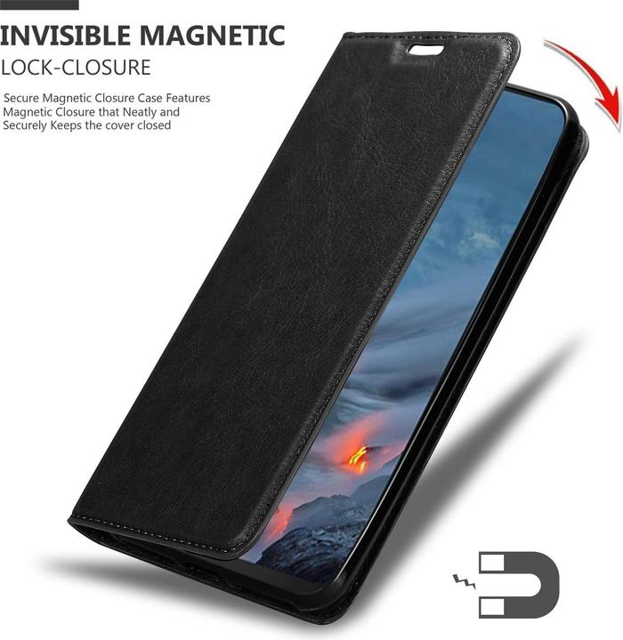 Actual product image Cadorabo Book Invisible Magnet Cover (Huawei P30)