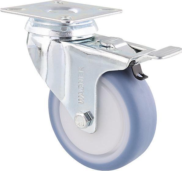 Actual product image Wagner System Swivel castor 75mm with brake