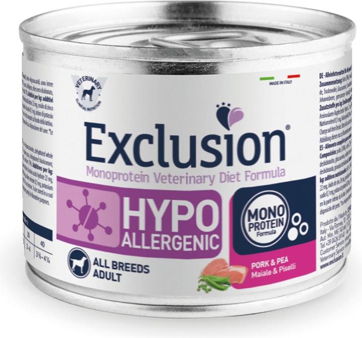 Image du produit Exclusion Porc et pois hypoallergéniques (Adulte, 24 pcs, 200 g)