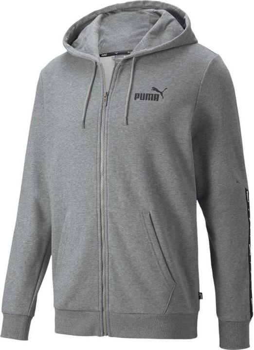 Actual product image Puma ESS+ Tape Full-Zip Hoody TR grey 848768 03 (L)