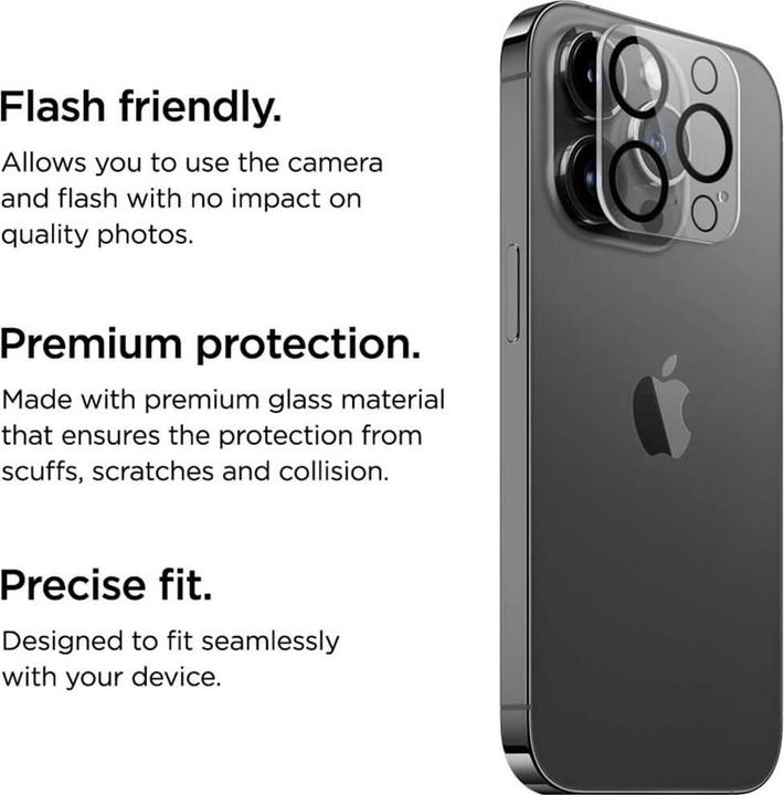 Produktbild Eiger Mountain Glass Lens (1 Stück, Apple iPhone 14 Pro, Apple iPhone 14 Pro Max)