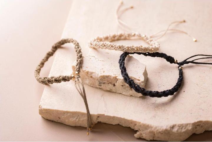 Actual product image Creativ Company Macramé bracelet