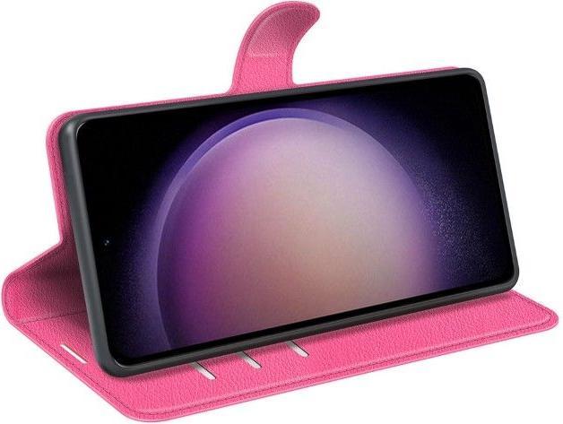 Actual product image MU Classic Litchi Leather Bookcover Series (Samsung Galaxy S23 FE)