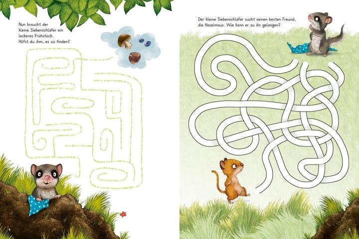 Produktbild Der kleine Siebenschläfer: Zeig mir den Weg durchs Labyrinth! (Deutsch, Sabine Bohlmann, Kerstin Schoene, Christine Rechl, 2023)