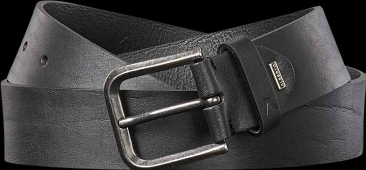 Alberto Bull Leather Belt Black