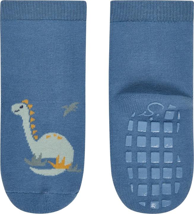 Actual product image Sterntaler Antirutsch-Socken 2er Set Dino Blau Gr. 23/24 (24)