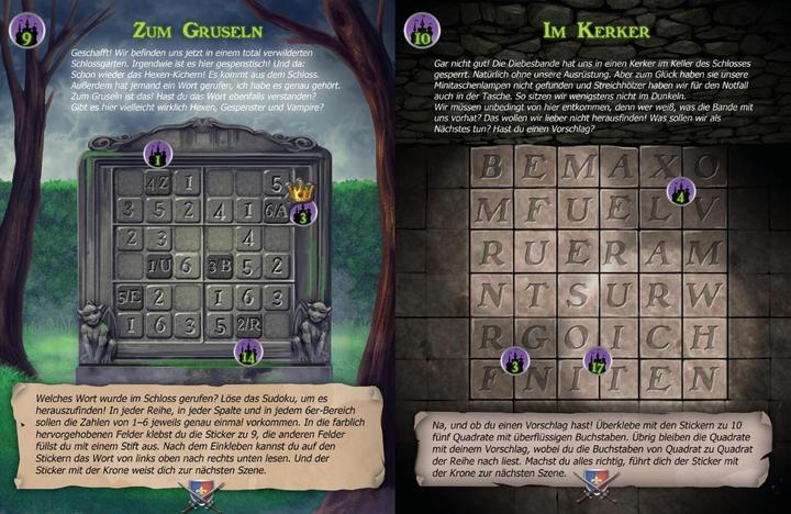 Actual product image Mystery Sticker Puzzle - The Enchanted Castle