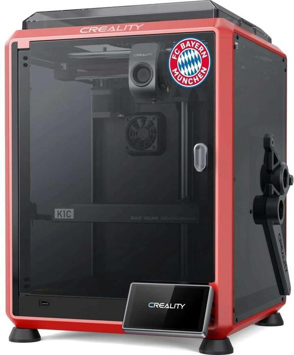 Actual product image Creality 3D printer K1C Bayern Munich Edition