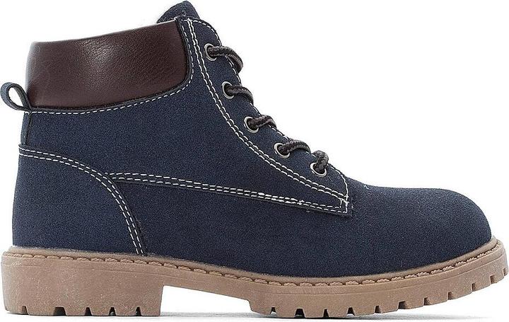 Image du produit La Redoute Collections Boots doublées avec lacets et fermeture éclair (33)