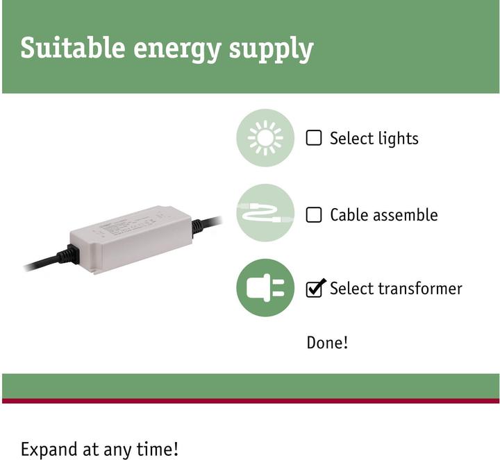 Image du produit Paulmann Alimentation électrique extérieure Plug & Shine 75W