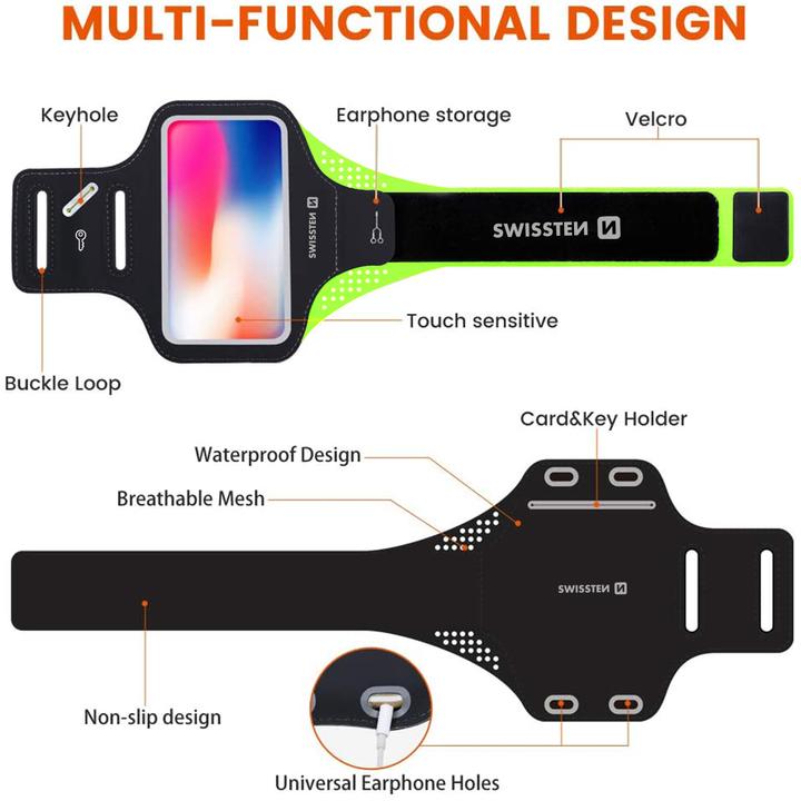 Actual product image Swissten Armand mobile phone case size 6.0"