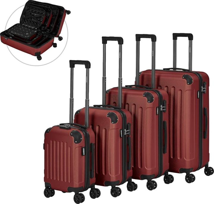 Actual product image Arebos Suitcase (94 l, Hand luggage (up to 50 litres), M (50 - 90l), L (90 - 115l), XL (from 140l))