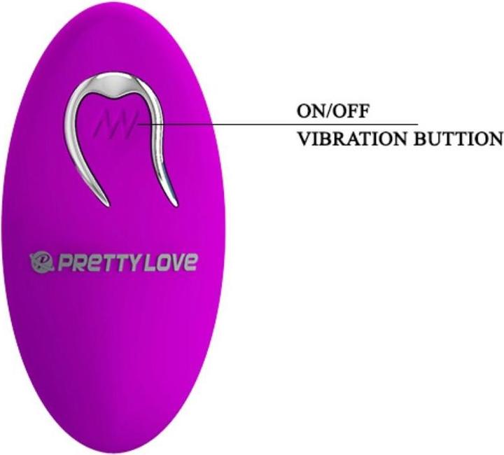 Actual product image Pretty Love Vibro Egg "Willie" with Remote Control